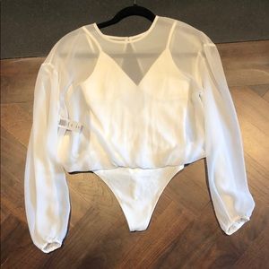 White Wilfred Bodysuit